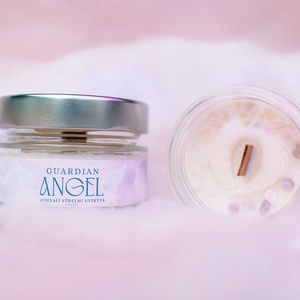 Guardian Angel szójaviasz illatgyertya, Otthon & Életmód, Gyertya, illat, aroma, Gyertya, Gyertya-, mécseskészítés, MESKA