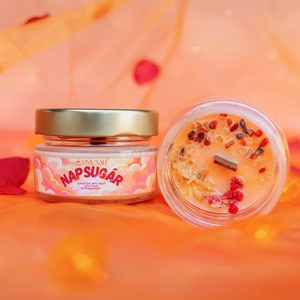 Napsugár szójaviasz illatgyertya, Otthon & Életmód, Gyertya, illat, aroma, Gyertya, Gyertya-, mécseskészítés, MESKA