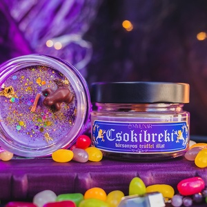 Csokibreki szójaviasz illatgyertya - Meska.hu