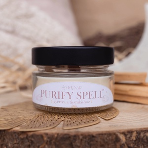 Purify Spell szójaviasz illatgyertya - otthon & életmód - gyertya, illat, aroma - gyertya - Meska.hu