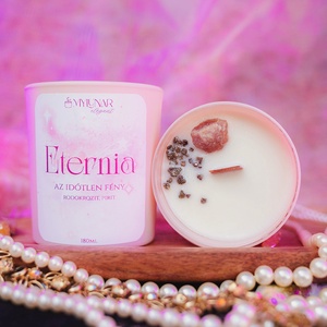 Eternia szójaviasz illatgyertya, Otthon & Életmód, Gyertya, illat, aroma, Gyertya, Gyertya-, mécseskészítés, MESKA
