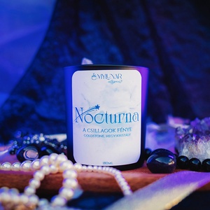 Nocturna szójaviasz illatgyertya - otthon & életmód - gyertya, illat, aroma - gyertya - Meska.hu
