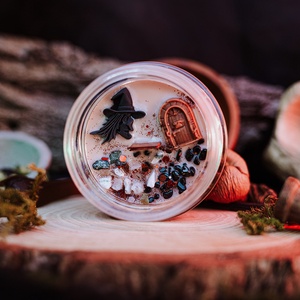Baba Yaga szójaviasz illatgyertya - otthon & életmód - gyertya, illat, aroma - gyertya - Meska.hu