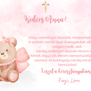 Keresztszülő Felkérő Kártya/Keresztelő Felkérő - játék & sport - keresztelőajándékok - Meska.hu