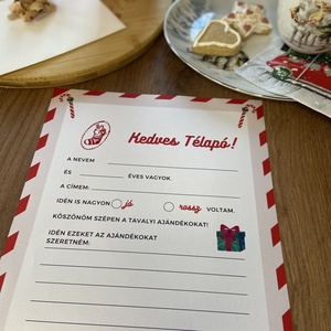Levél a Télapónak/Levél a Mikulásnak/Mikulás ajándék/Kívánság lista  - karácsony - mikulás - mikulás ajándékok - Meska.hu