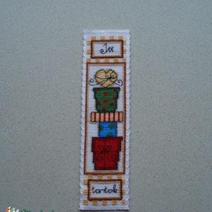 Karácsonyi könyvjelző - Meska.hu