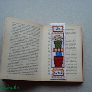 Karácsonyi könyvjelző - könyv & zene - könyvjelző - Meska.hu