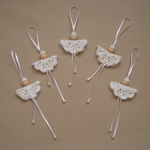 Horgolt angyalkák - 10 db -  - Meska.hu