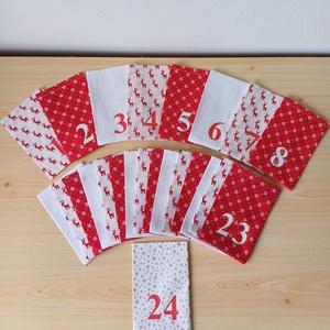 Adventi naptár zsákok - Meska.hu