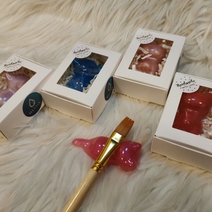 Festőecset, körmös ecset és tolltaró cicák - Meska.hu