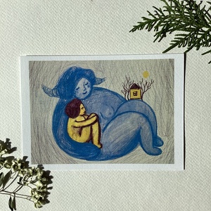 Nagymama - Print - művészet - grafika & illusztráció - művészi nyomat - Meska.hu