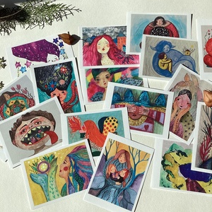 Nagymama - Print - művészet - grafika & illusztráció - művészi nyomat - Meska.hu
