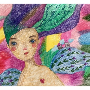 Elénk világ  - Print, Művészet, Grafika & Illusztráció, Művészi nyomat, Fotó, grafika, rajz, illusztráció, Papírművészet, MESKA