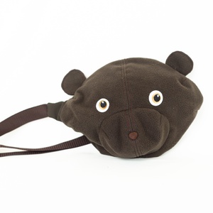 Barna softshell teddybag - Meska.hu
