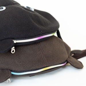 Barna softshell teddybag - táska & tok - övtáska - Meska.hu