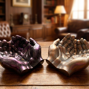 Sokoldalú kézformájú dísz, Otthon & Életmód, Dekoráció, Asztal és polc dekoráció, Asztaldísz, Gipszöntés, Festett tárgyak, MESKA