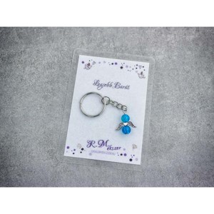 Legjobb barátomnak kék angyal medálos kulcstartó, Táska & Tok, Kulcstartó & Táskadísz, Kulcstartó, , MESKA