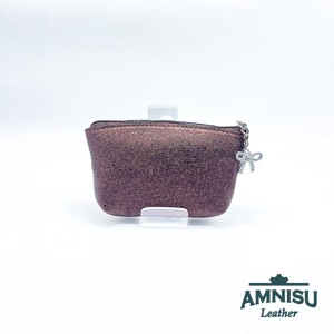 Sötétbarna - arany mintás kettő cipzáras kulcstartó B9001 - táska & tok - kulcstartó & táskadísz - kulcstartó - Meska.hu