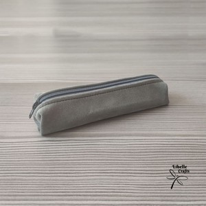 Szürke bőrből készült tolltartó, Otthon & Életmód, Papír, írószer, Tolltartó & Ceruzatekercs, , MESKA