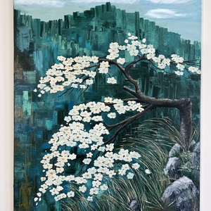 Bonsai I. � eredeti olajfestmény, Ayle Art, Művészet, Festmény, Olajfestmény, Festészet, MESKA