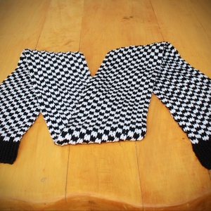 Hosszú sál - pepita mintás, Ruha & Divat, Sál, Sapka, Kendő, Sál, Kötés, MESKA