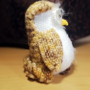 Horgolt bagoly - játék & sport - plüssállat & játékfigura - bagoly - Meska.hu