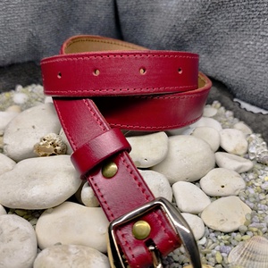 Női színes marhabőr öv., Ruha & Divat, Öv & Övcsat, Öv, Bőrművesség, MESKA