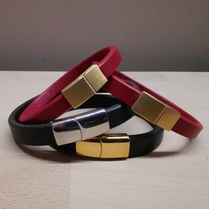 Növényi cserzésű bőr karkötő - esküvő - ékszer - karkötő & csuklódísz - Meska.hu