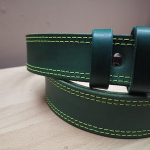 Növényi cserzésű festett bőr öv - ruha & divat - öv & övcsat - öv - Meska.hu