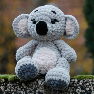 Horgolt koala plüss - játék & sport - plüssállat & játékfigura - más figura - Meska.hu