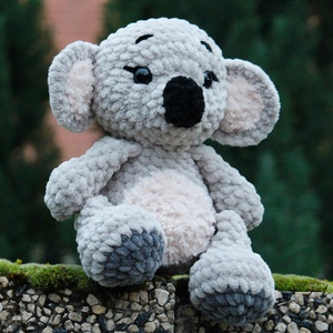Horgolt koala plüss - játék & sport - plüssállat & játékfigura - más figura - Meska.hu