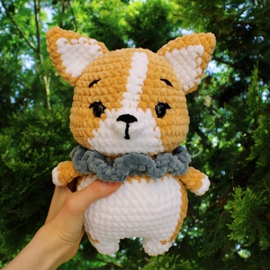 Horgolt corgi plüss  - Meska.hu
