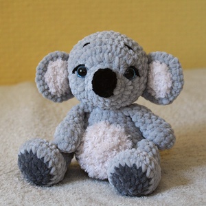 Horgolt koala plüss - Meska.hu