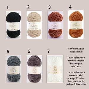 Egyedi horgolt tacskó plüss, választható színekből - játék & sport - plüssállat & játékfigura - kutya - Meska.hu