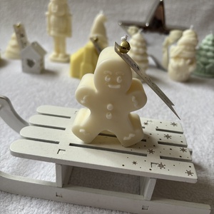 Téli Csodaország  natúr karácsonyi gyertya szett ajándékdobozban - karácsony - karácsonyi lakásdekoráció - karácsonyi illatgyertya, mécses - Meska.hu