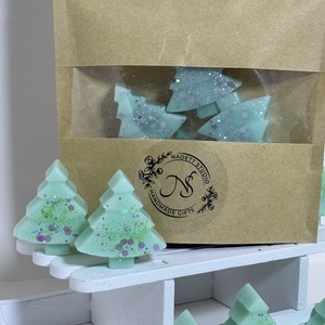 Téli Fenyves  Mini Karácsonyfa Illatviasz Szett  - otthon & életmód - gyertya, illat, aroma - illatviasz - Meska.hu