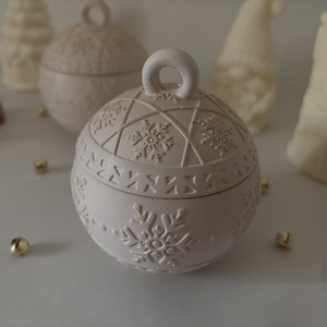 Kézzel készült kerámia tégely  gömb gyertyához / dekor tálként is - otthon & életmód - gyertya, illat, aroma - gyertyatartó - Meska.hu