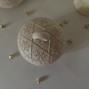 Kézzel készült kerámia tégely  gömb gyertyához / dekor tálként is - otthon & életmód - gyertya, illat, aroma - gyertyatartó - Meska.hu