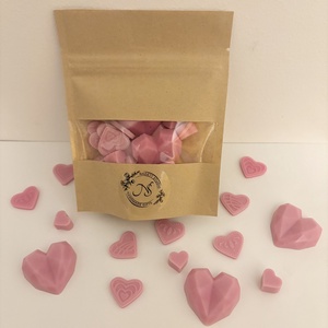 Szív alakú illatviasz � kézzel készült, romantikus illatosító (50 g) - otthon & életmód - gyertya, illat, aroma - illatviasz - Meska.hu