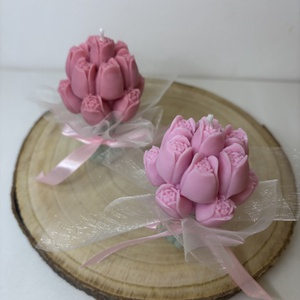 Tulipán csokor gyertya � kézzel készült dekor gyertya - otthon & életmód - gyertya, illat, aroma - gyertya - Meska.hu