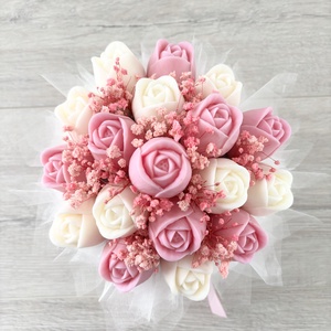 Illatos tulipán box szója viaszból � elegáns virágdoboz ajándék - otthon & életmód - gyertya, illat, aroma - illatviasz - Meska.hu