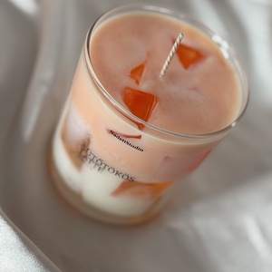 �� Sütőtök Latte illatgyertya � 350 ml-es pohárgyertya pamut kanóccal - otthon & életmód - gyertya, illat, aroma - gyertya - Meska.hu