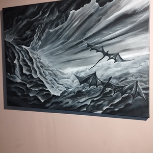 A Szabadulás Hangja akril festmény - Meska.hu