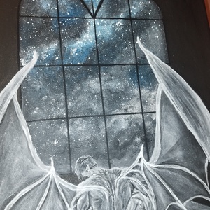 A lény akril festmény - Meska.hu