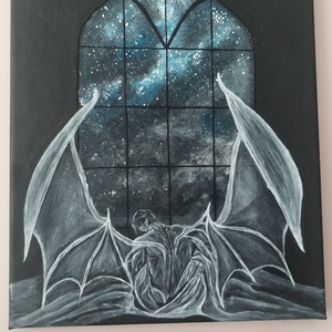 A lény akril festmény - művészet - festmény - akril - Meska.hu