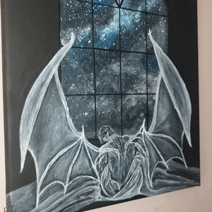 A lény akril festmény - művészet - festmény - akril - Meska.hu