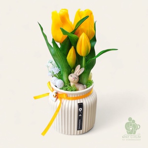Tulipános dekoráció