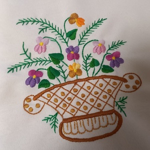 Kosaras himzett futó - Meska.hu