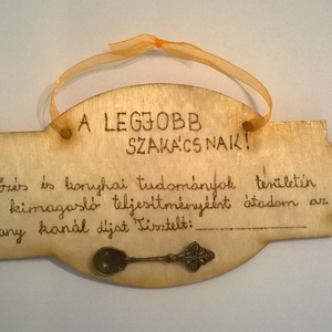 A legjobb szakácsnak vicces kép, Otthon & Életmód, Dekoráció, Kép & Falikép, Táblakép, Famegmunkálás, Gravírozás, pirográfia, MESKA