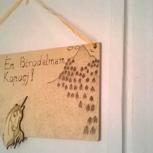Kopogtatós tábla - otthon & életmód - dekoráció - kép & falikép - táblakép - Meska.hu